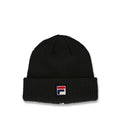 Kudoslux Reverse Knit Turn Up Beanie - Black