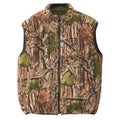 Reversible Fleece Vest - Leaf Camo