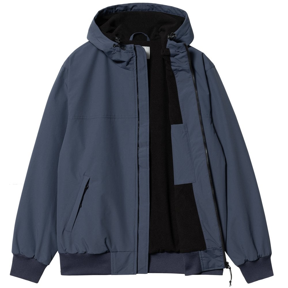 Hooded Sail Jacket - Blue/White