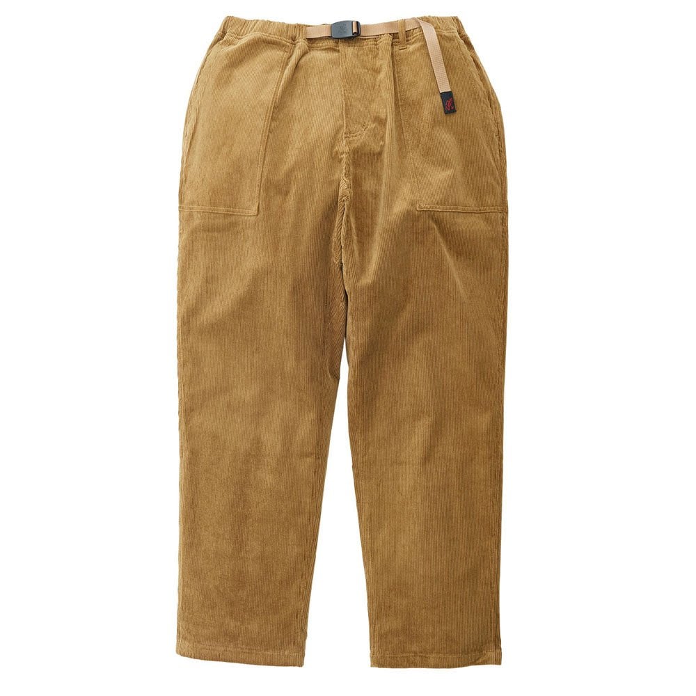 Corduroy Loose Tapered Ridge Pant - Mocha Beige