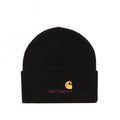 American Script Beanie - Black