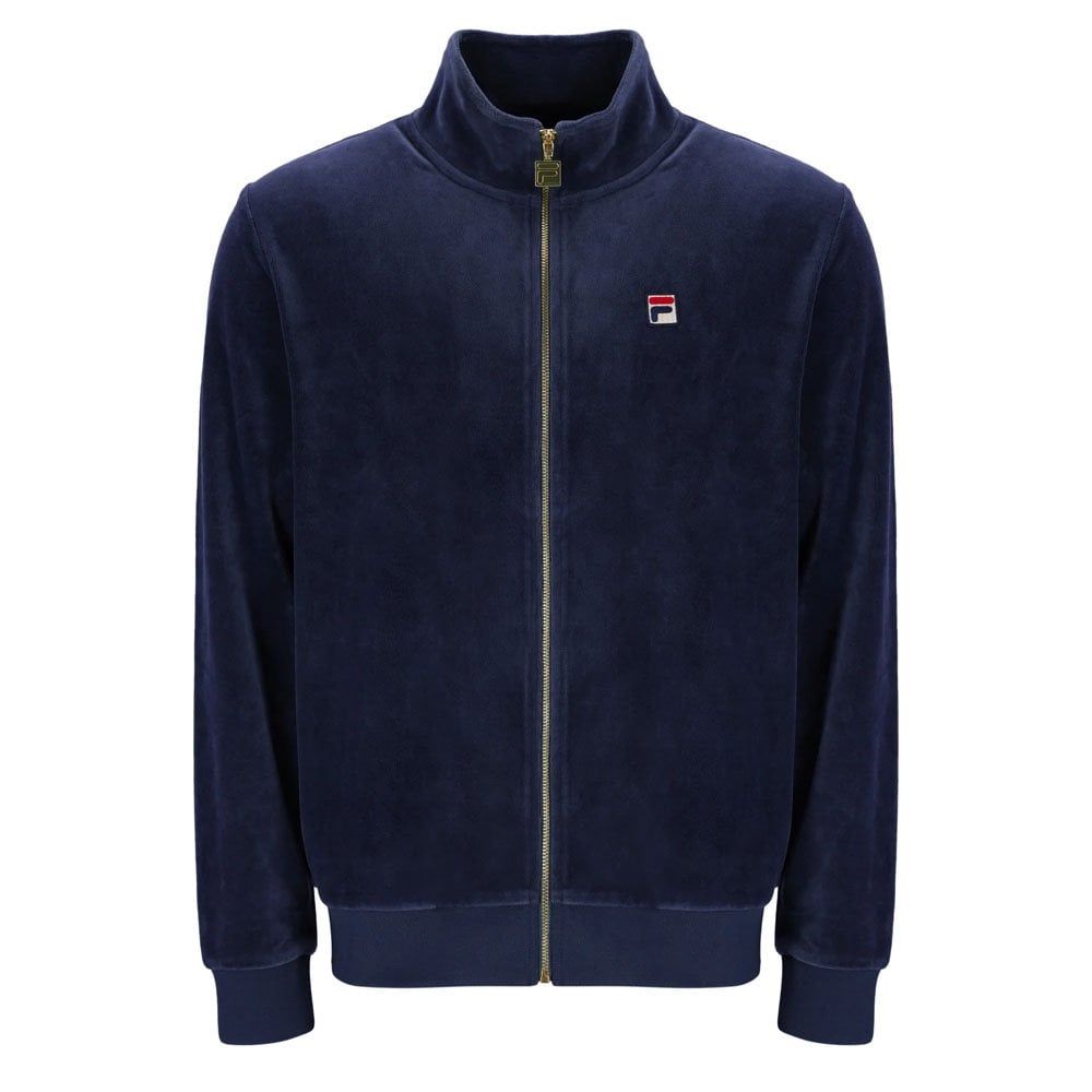 Marc Velour Track Jacket - Fila Navy