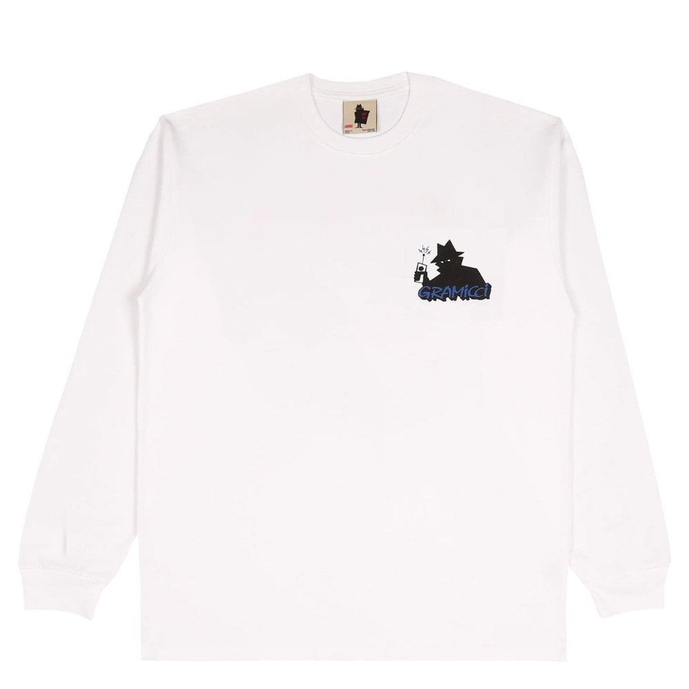 Records Long Sleeve T-Shirt - White