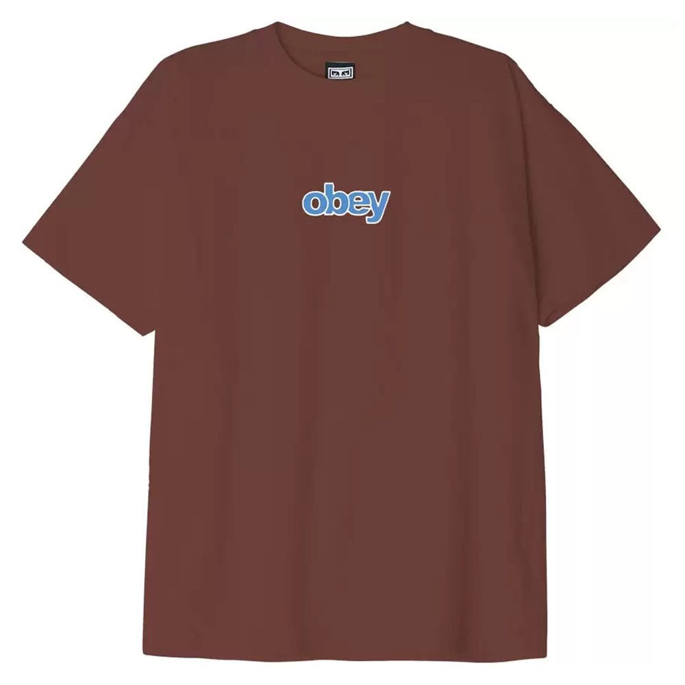 Obey Stack T-Shirt - Sepia