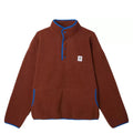 Rays Mock Neck Sweatshirt - Sepia