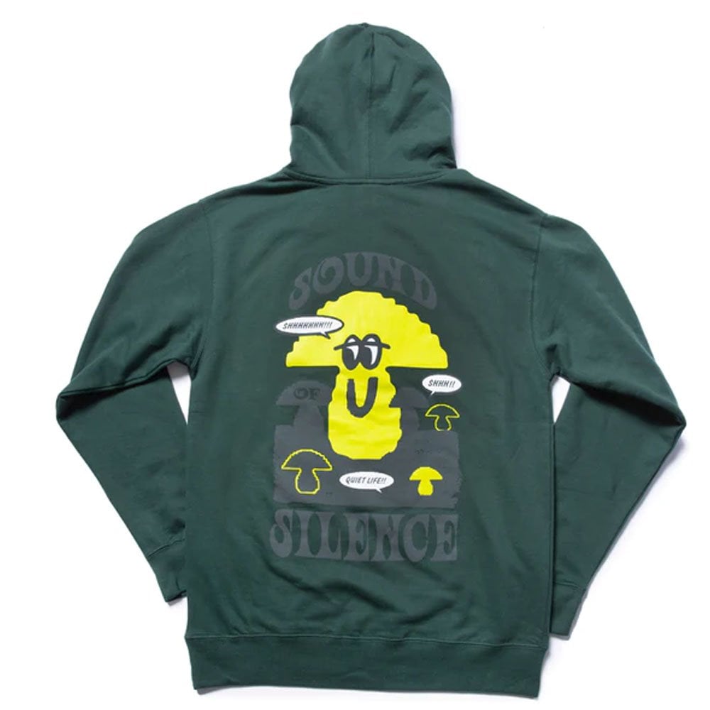 The Sound Of Silence Hoodie - Hunter Green