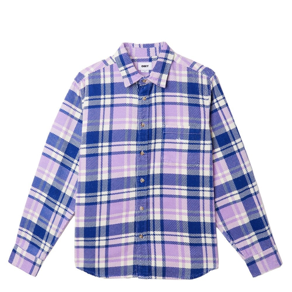 Benny Cord Woven Shirt - Purple Rose