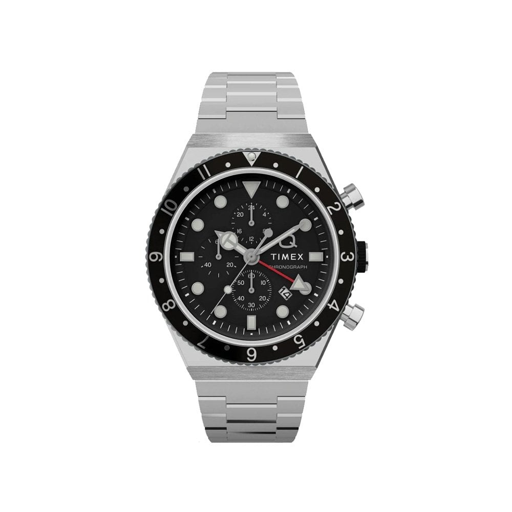 3 Time Zone Chronograph 40mm - Black