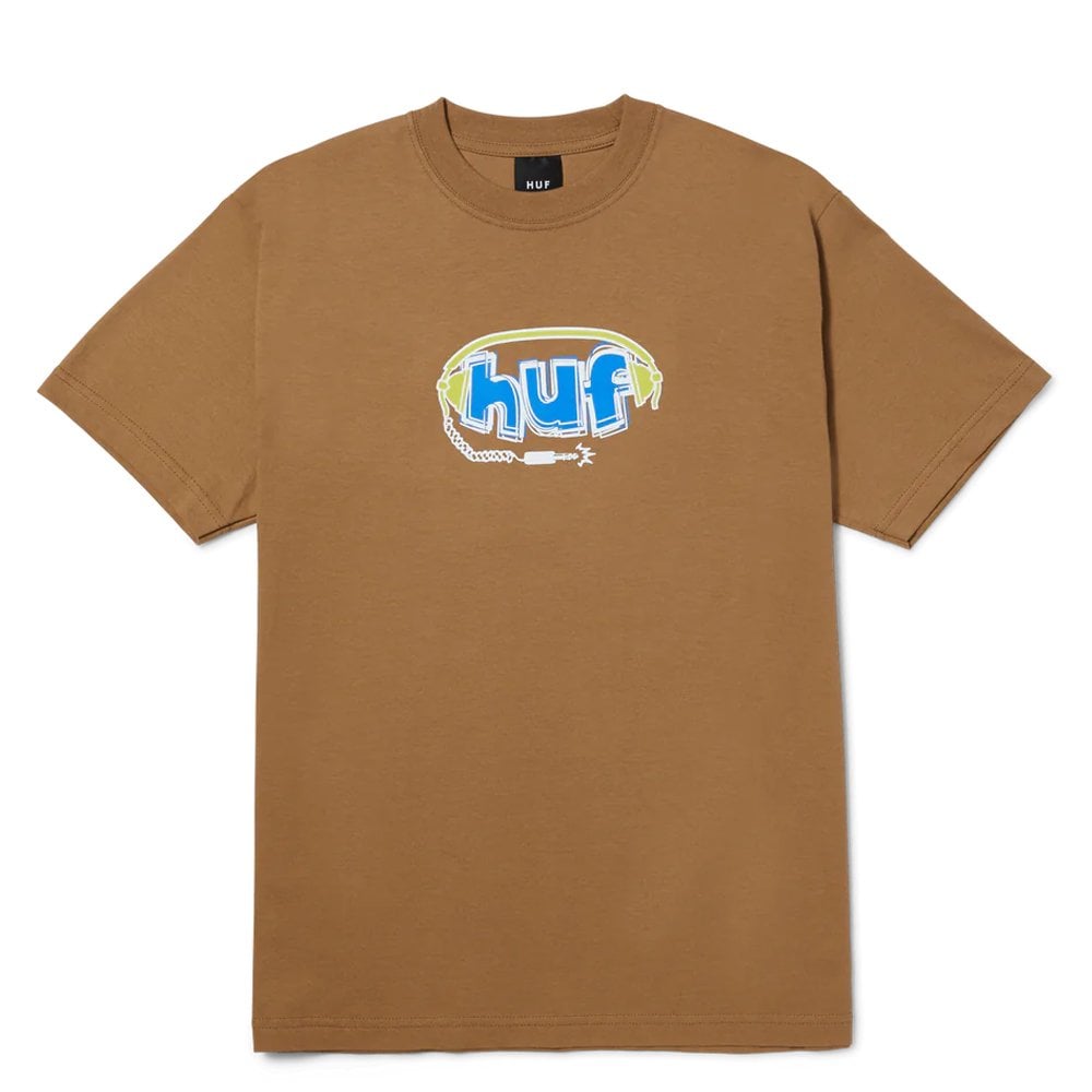 Plug Me In T-Shirt - Camel
