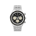 Q Timex Chronograph - Silver/Black
