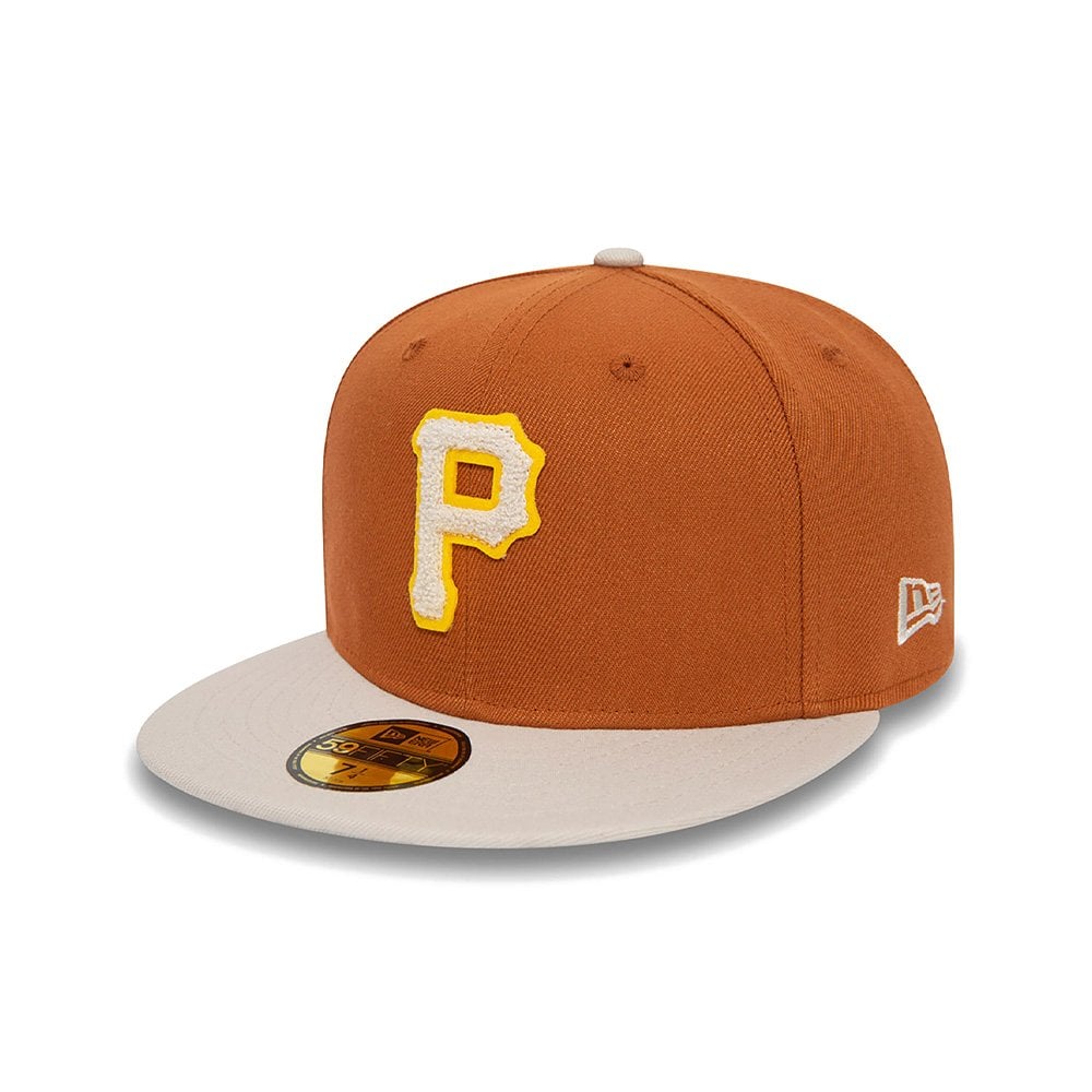 Pittsburgh Pirates Boucle 59FIFTY Fitted Cap - Brown/Stone