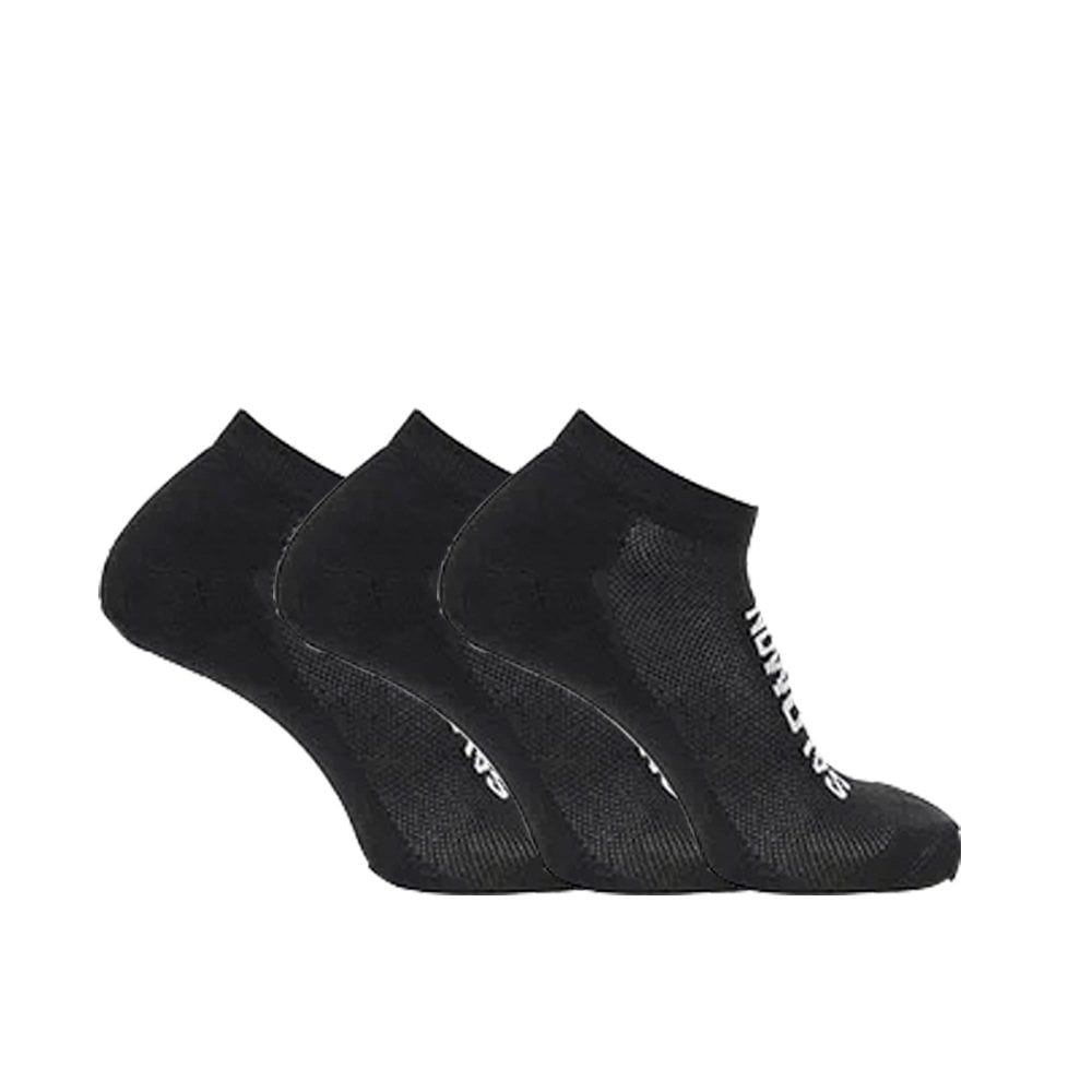 Everyday Lightweight Sock 3 Pack - Black/Black