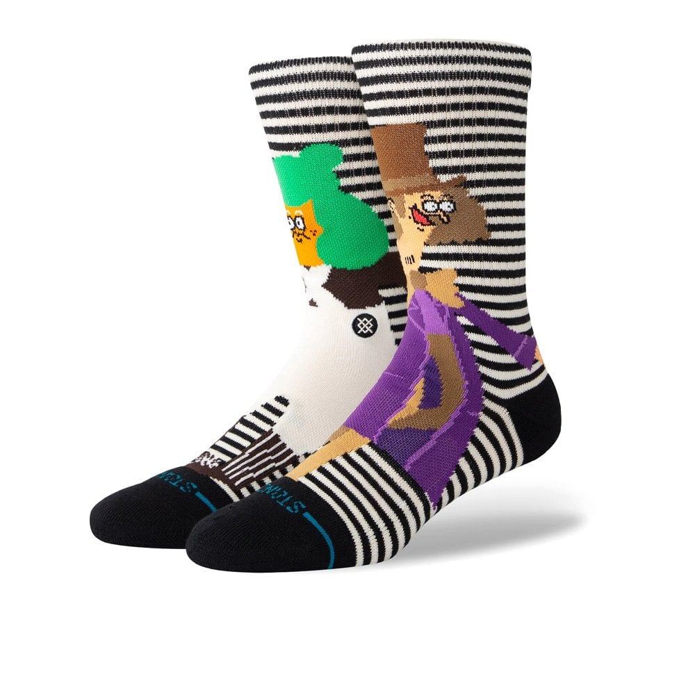 Oompa Loompa Socks - Black/White