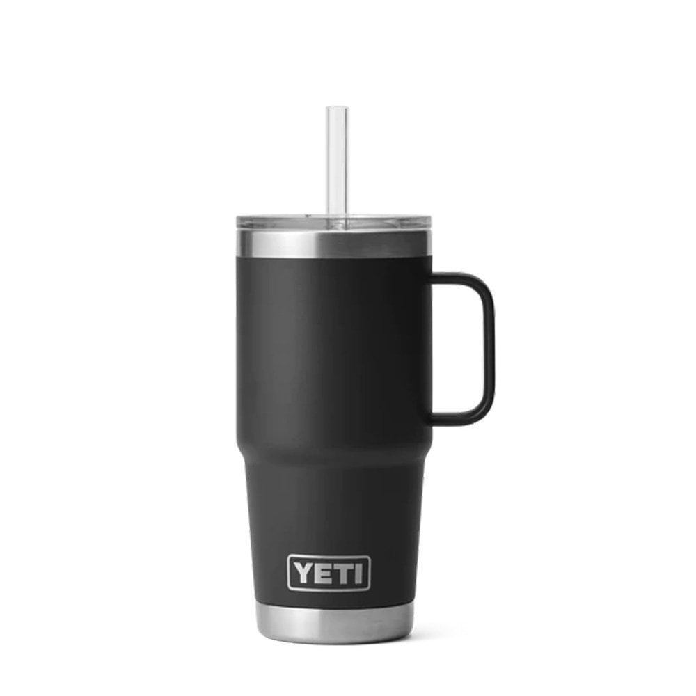 Rambler 25 oz (710 ML) Straw Mug - Black