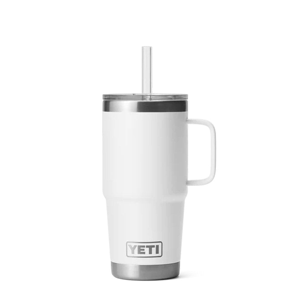 Rambler 25 oz (710 ML) Straw Mug - White