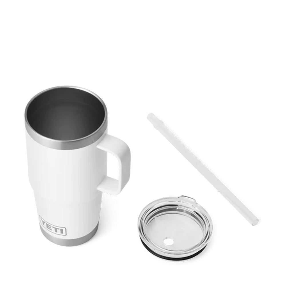 Rambler 25 oz (710 ML) Straw Mug - White