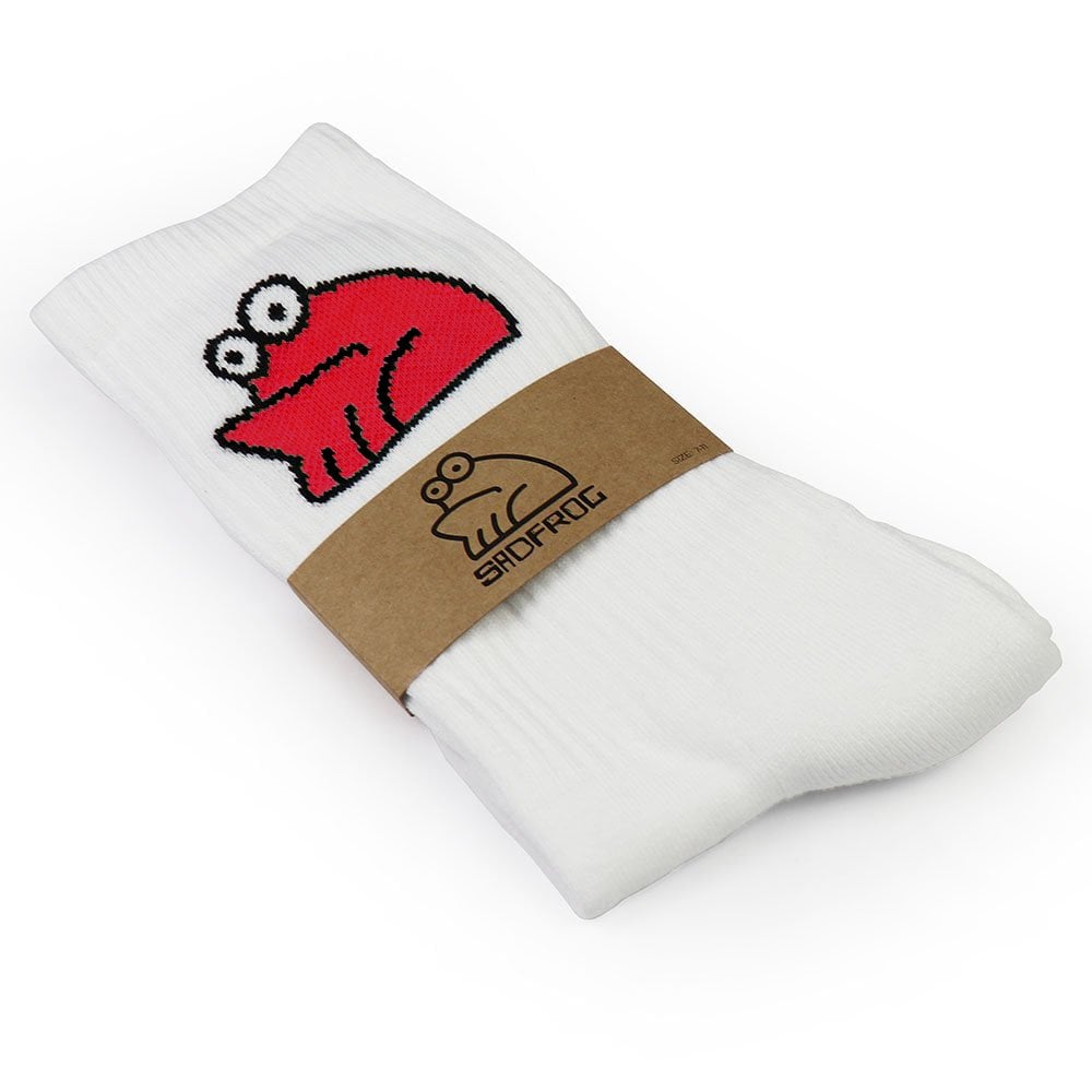 Socks - White/Red