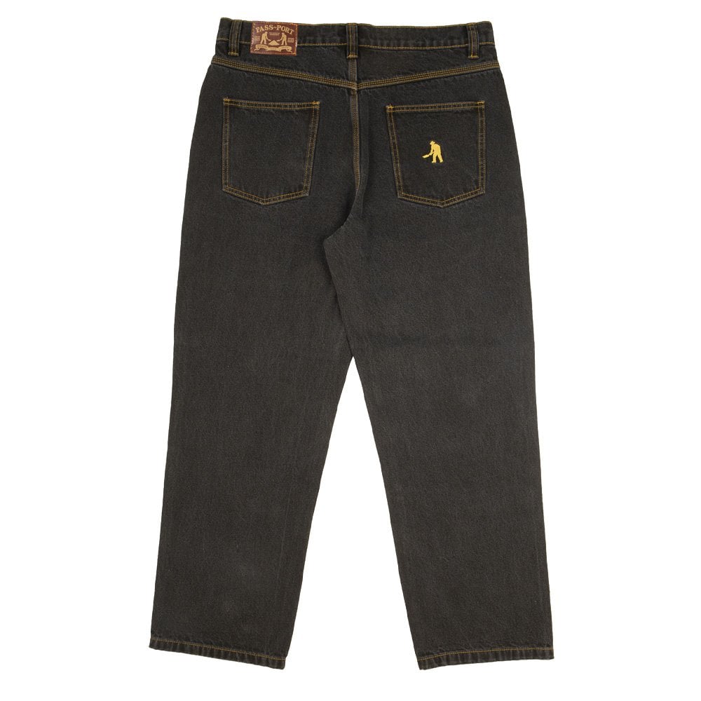 Workers Club Denim Jean - Washed Black