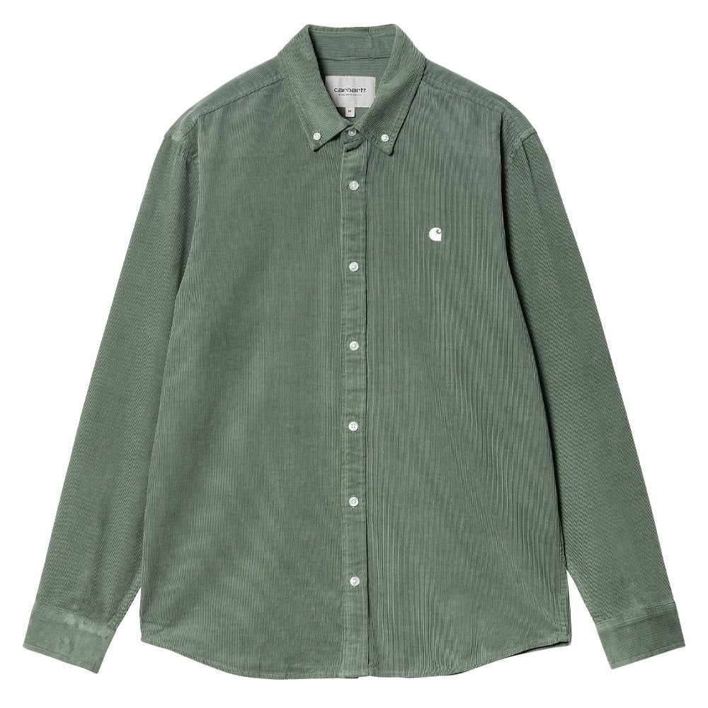 Madison Fine Cord Shirt - Park/Wax
