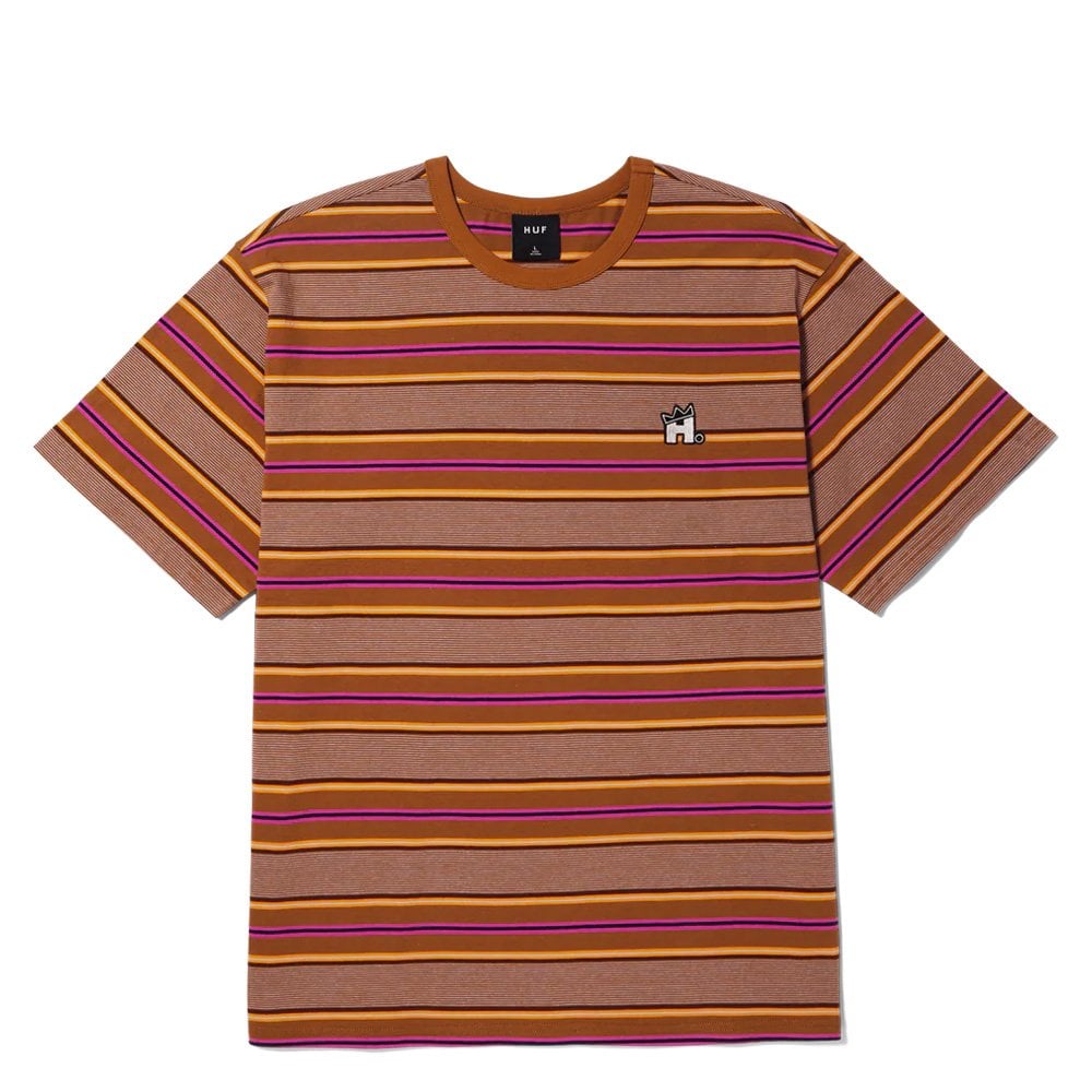 Vernon Relaxed Knit T-Shirt - Caramel