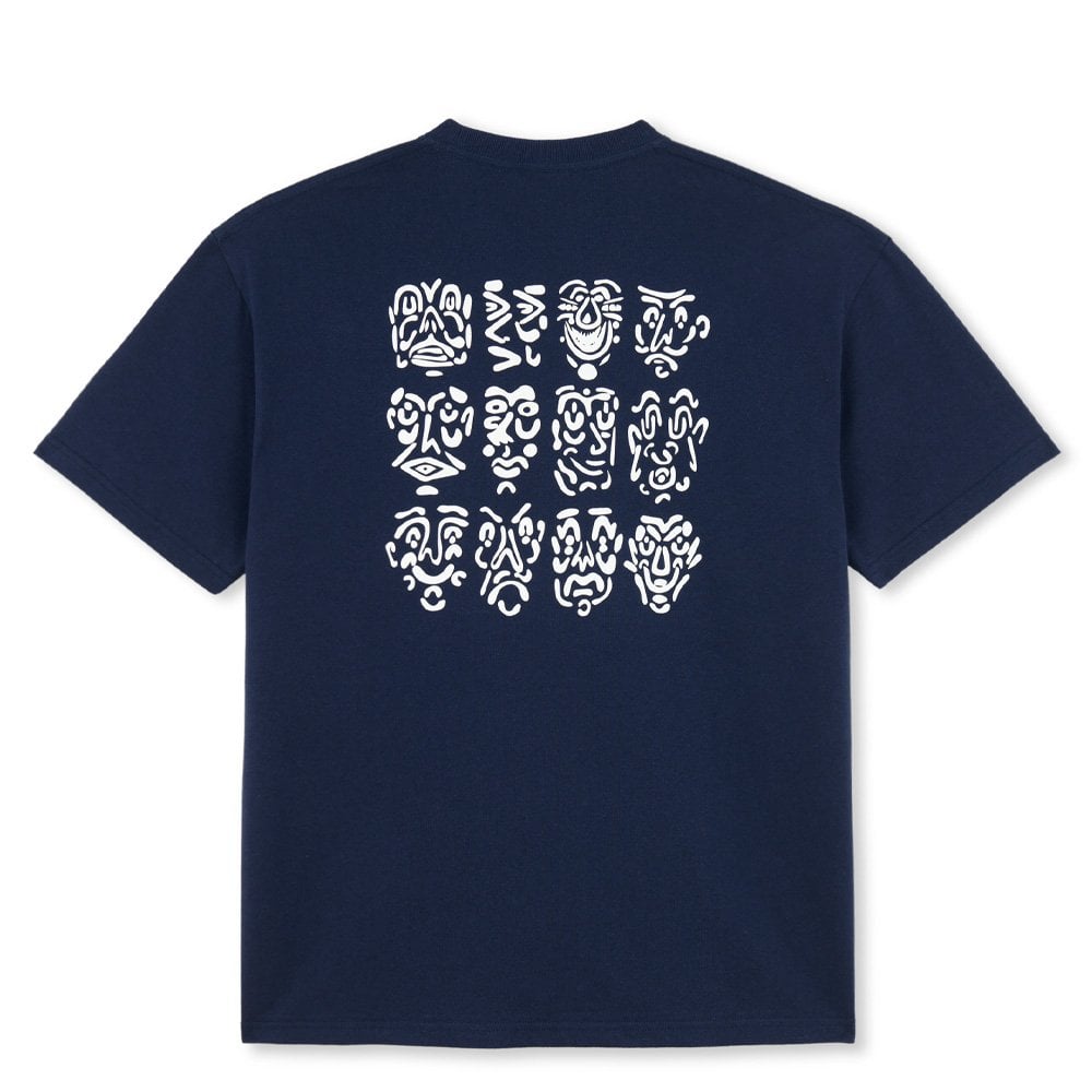 12 Faces T-Shirt - Dark Blue