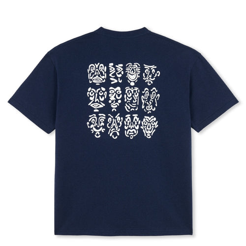 12 Faces T-Shirt - Dark Blue