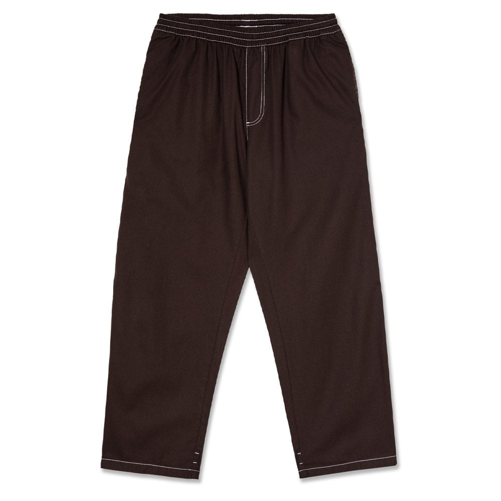 Contrast Surf Pants - Choco/White