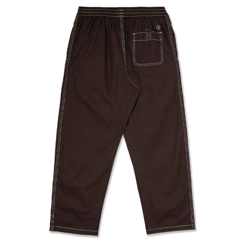 Contrast Surf Pants - Choco/White