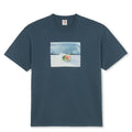 Dead Flowers T-Shirt - Grey Blue