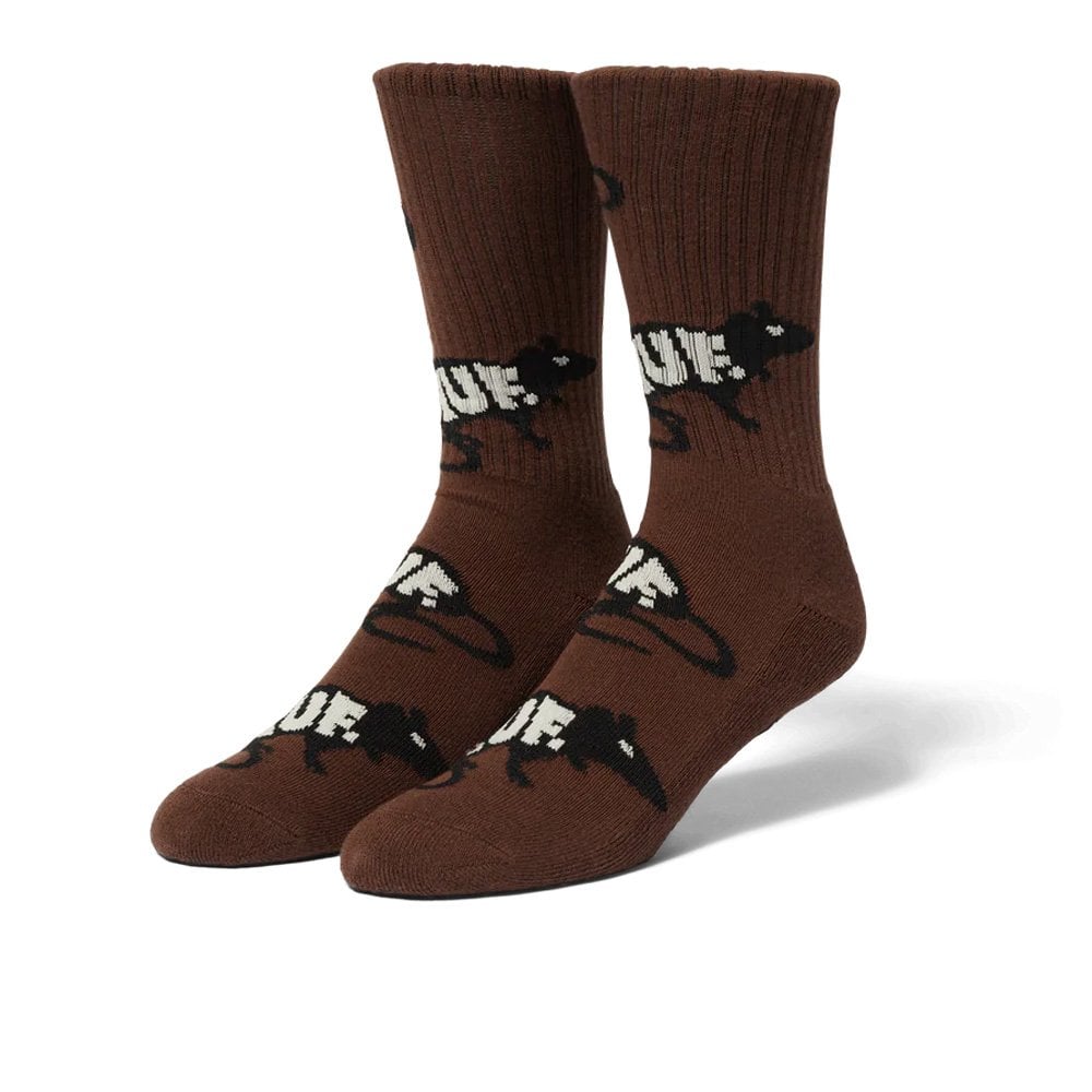Pest Problem Crew Socks - Camel