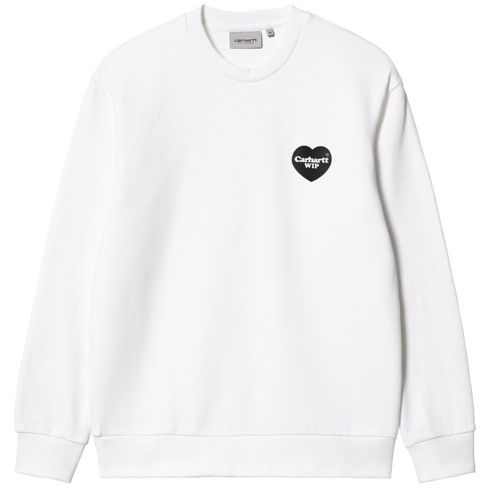 Heart Bandana Sweatshirt - White/Black