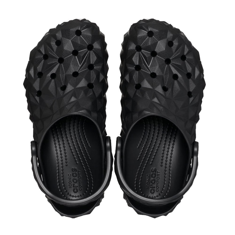Classic Geometric Clog - Black