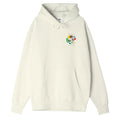 Flowers Papers Scissors Box Fit Heavyweight Hoodie - Unbleached