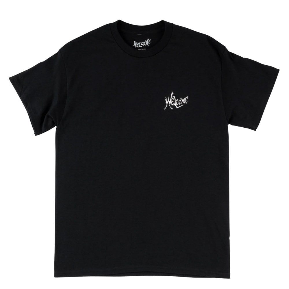 Twin Spine T-Shirt - Black