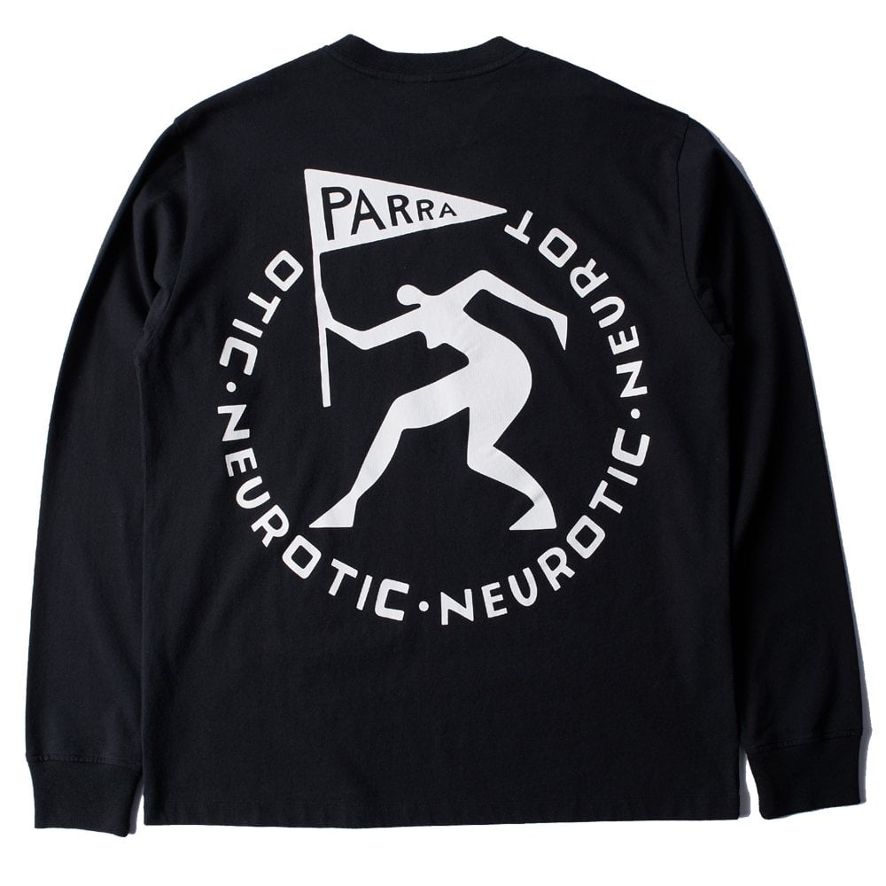 Neurotic Flag Long Sleeve T-Shirt - Black
