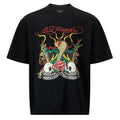 Snake & Skull Fire T-Shirt - Black