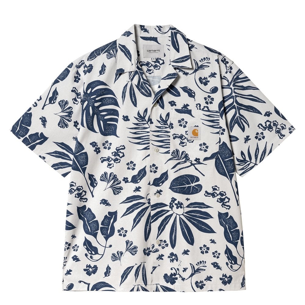 Woodblock Shirt - Sonic Silver
