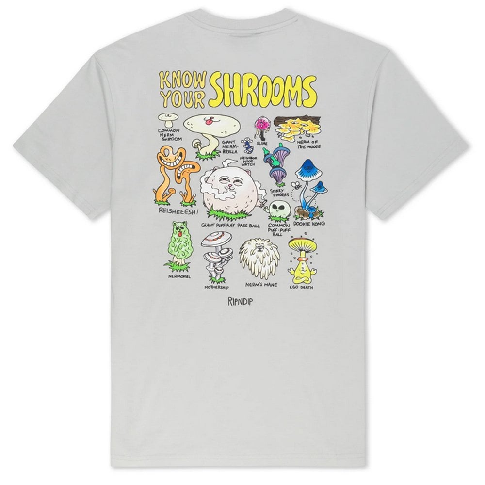 Know Ur Shrooms T-Shirts - Grey