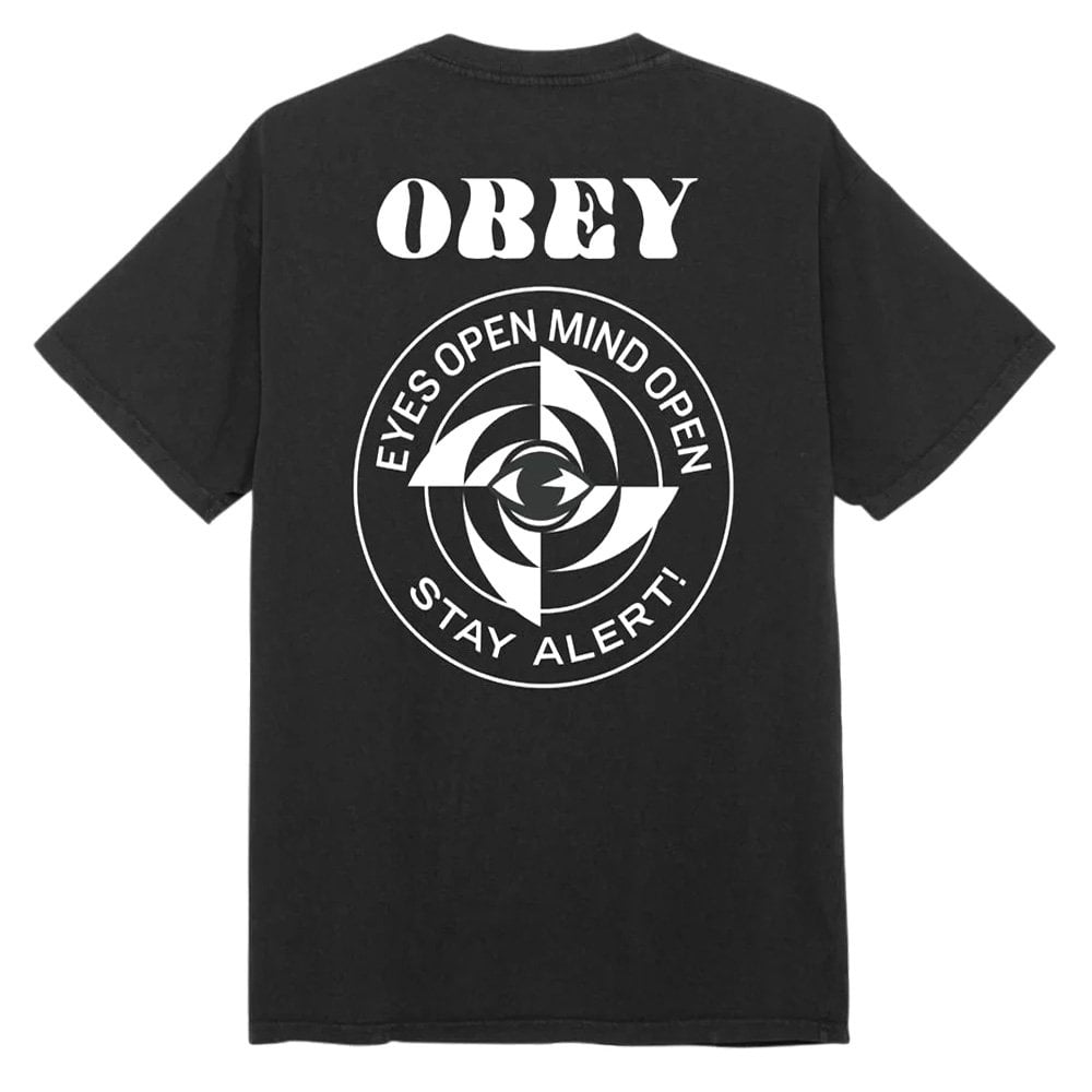 Stay Alert T-Shirt - Vintage Blk