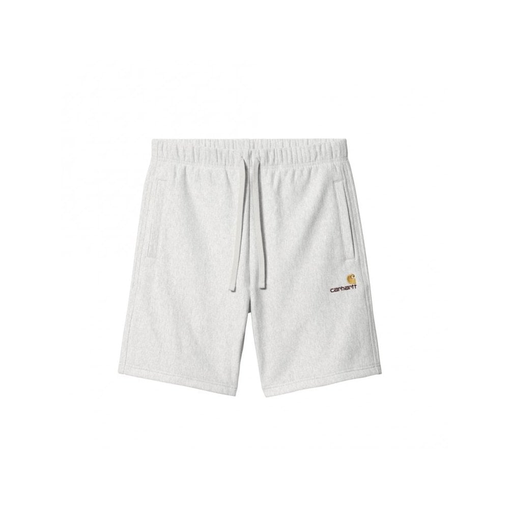 American Script Sweat Short - Ash Heather