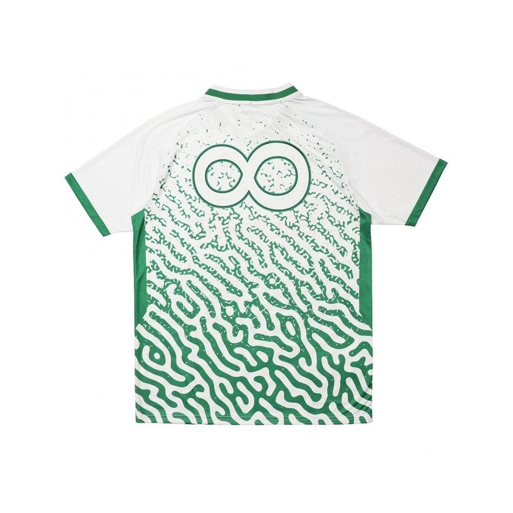 Organic Football Shirt  - White/Green