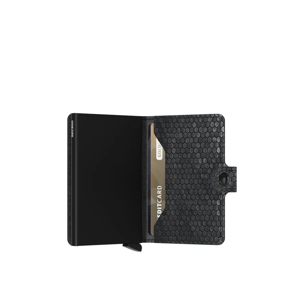 Mini Wallet Hexagon - Black