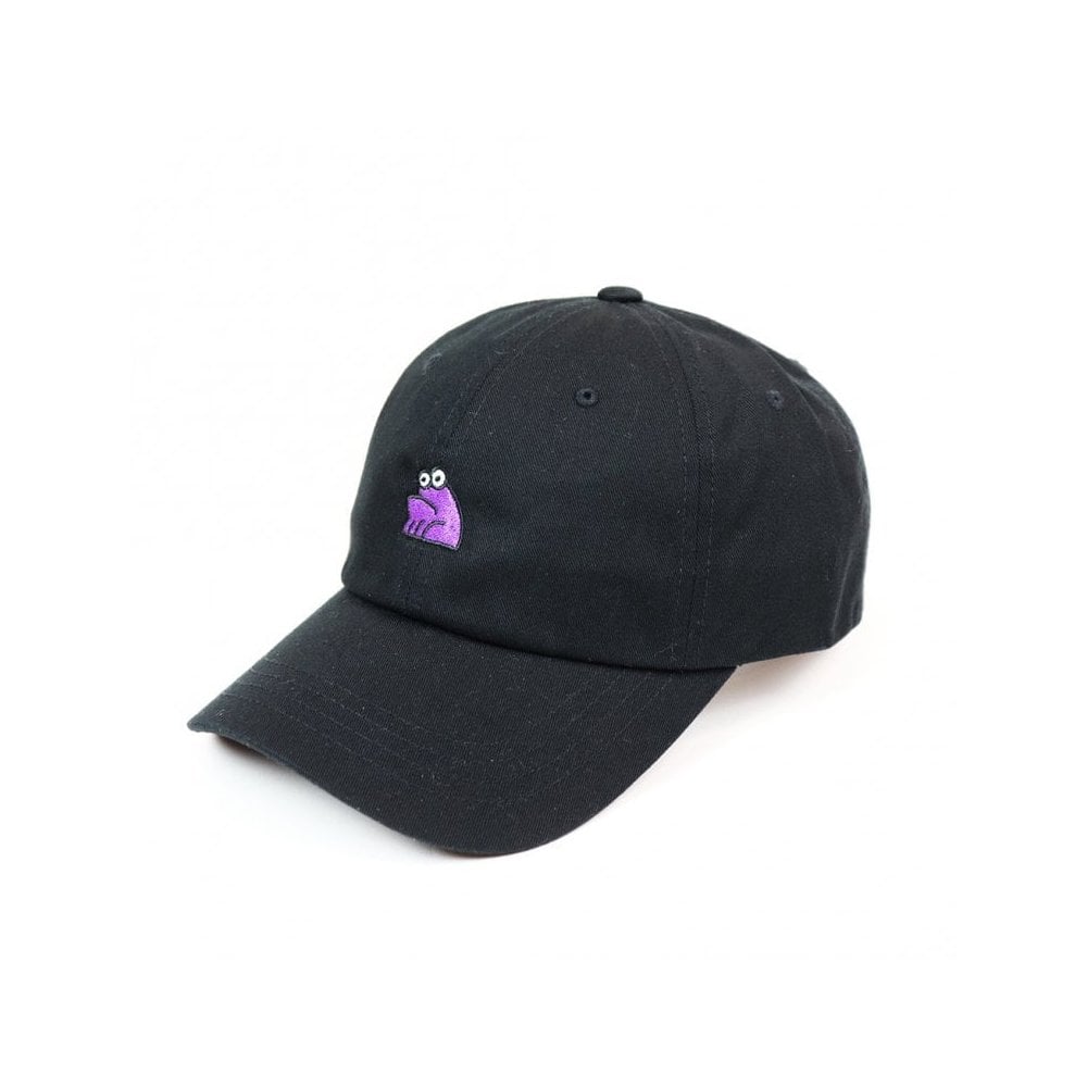 Sad Embroidered Cap - Black/Purple