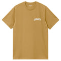 University Script T-Shirt - Bourbon/Wht