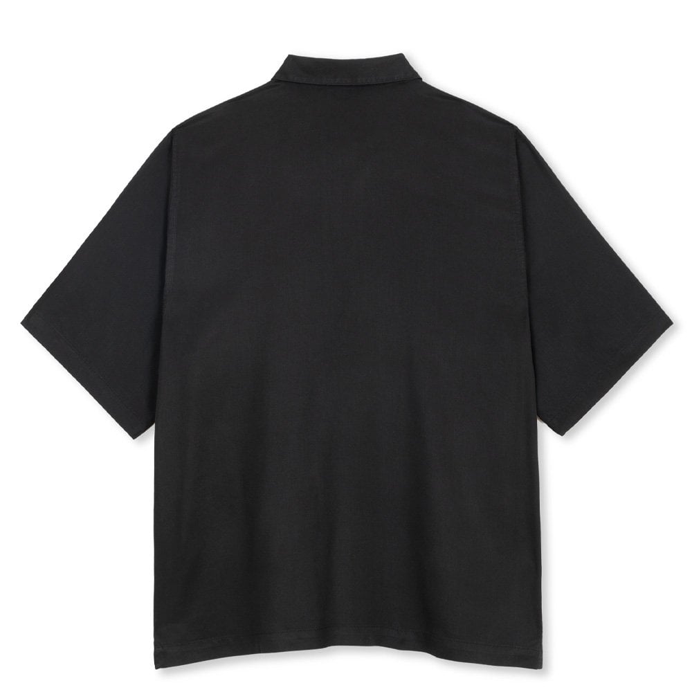 Double P Bowling Shirt - Black/White