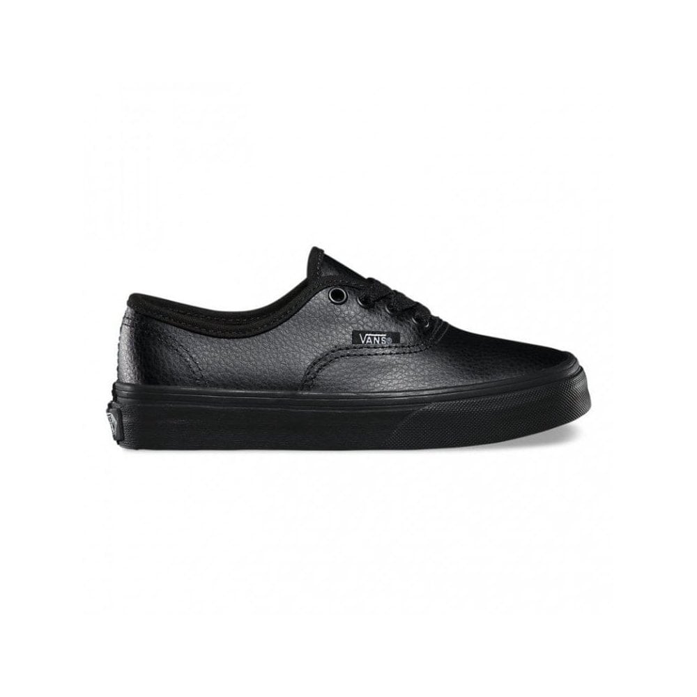 Authentic Leather Kids - Black/Black