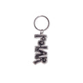 Heart Logo Keychain - Black