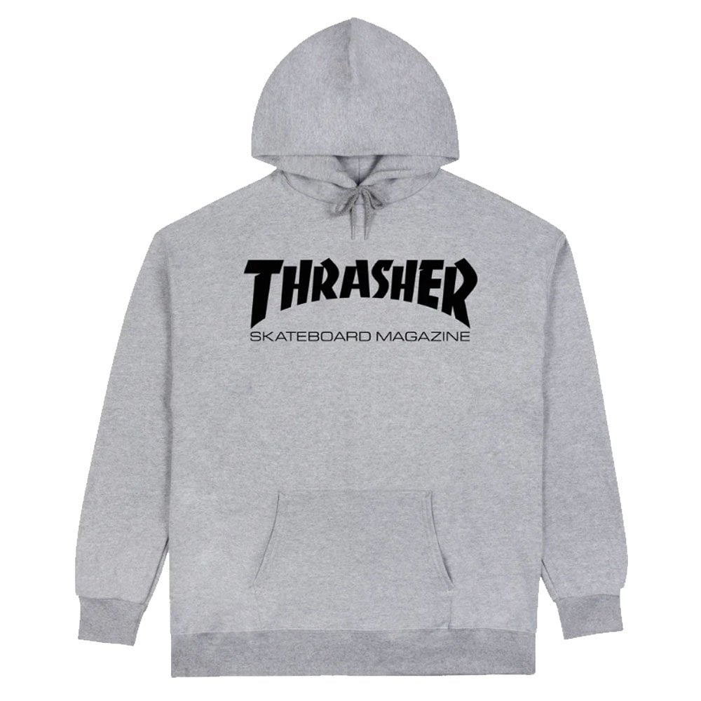 Skate Magazine Hood - Heather Grey