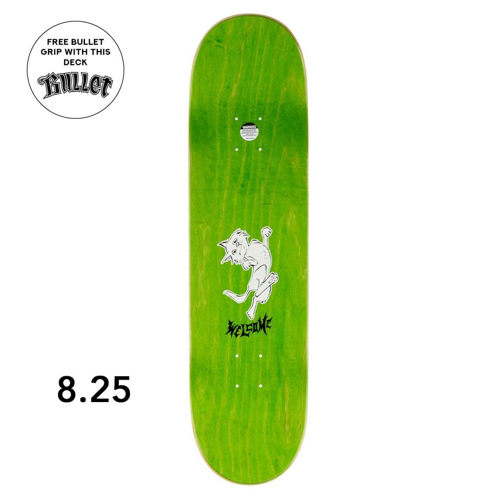 Nora Vasconcellos Feral Skateboard Deck - Pink