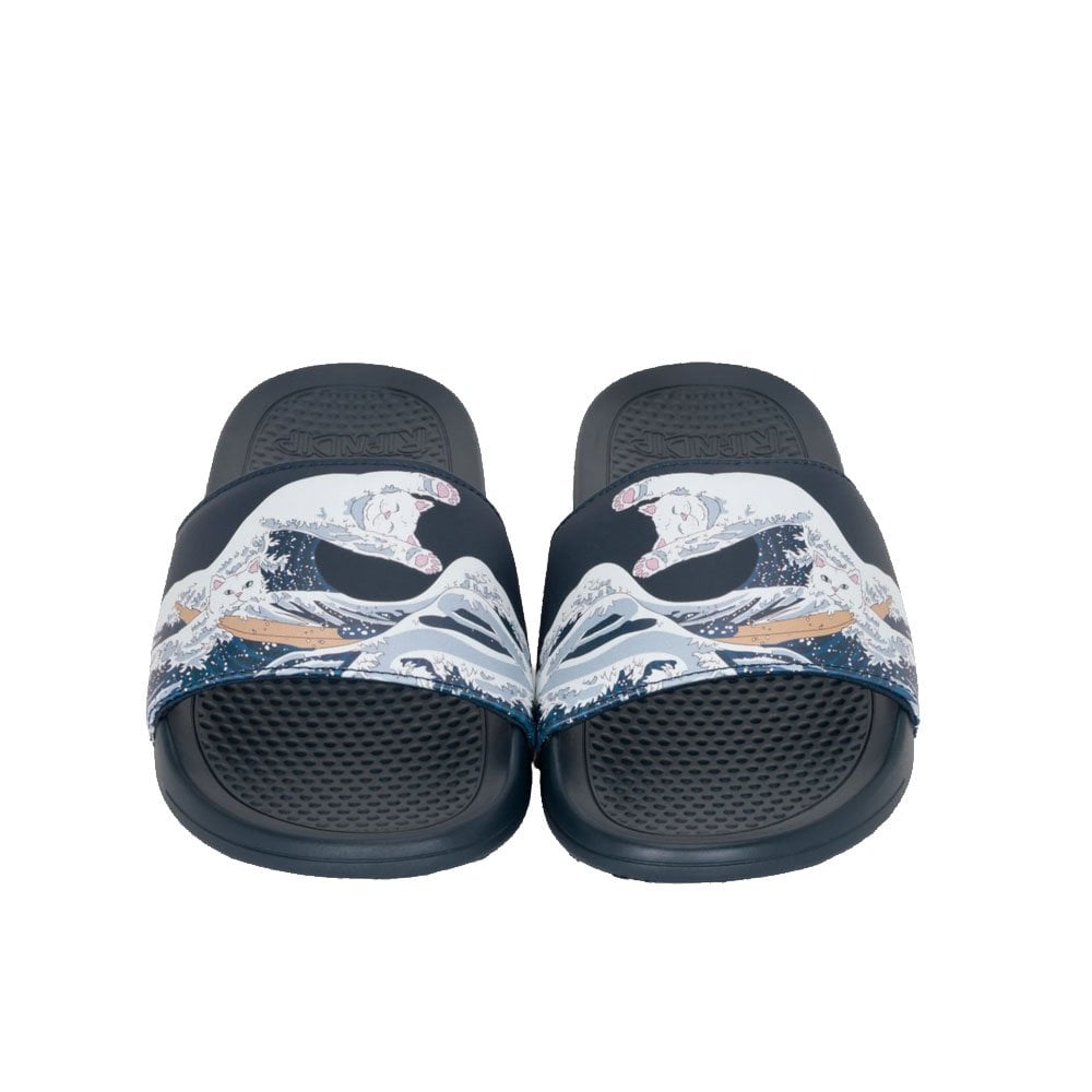Great Wave Slides - Navy